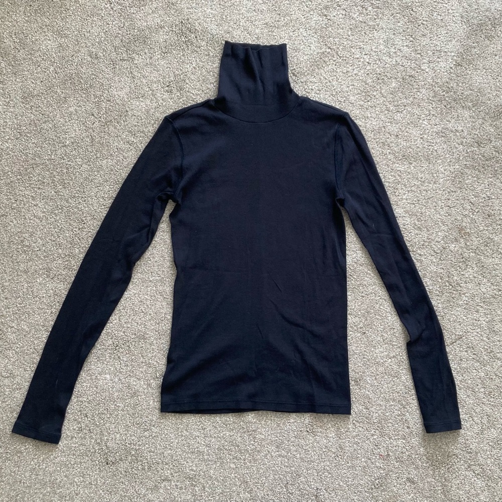 Everlane Micro Rib Turtleneck - Picture 2 of 5
